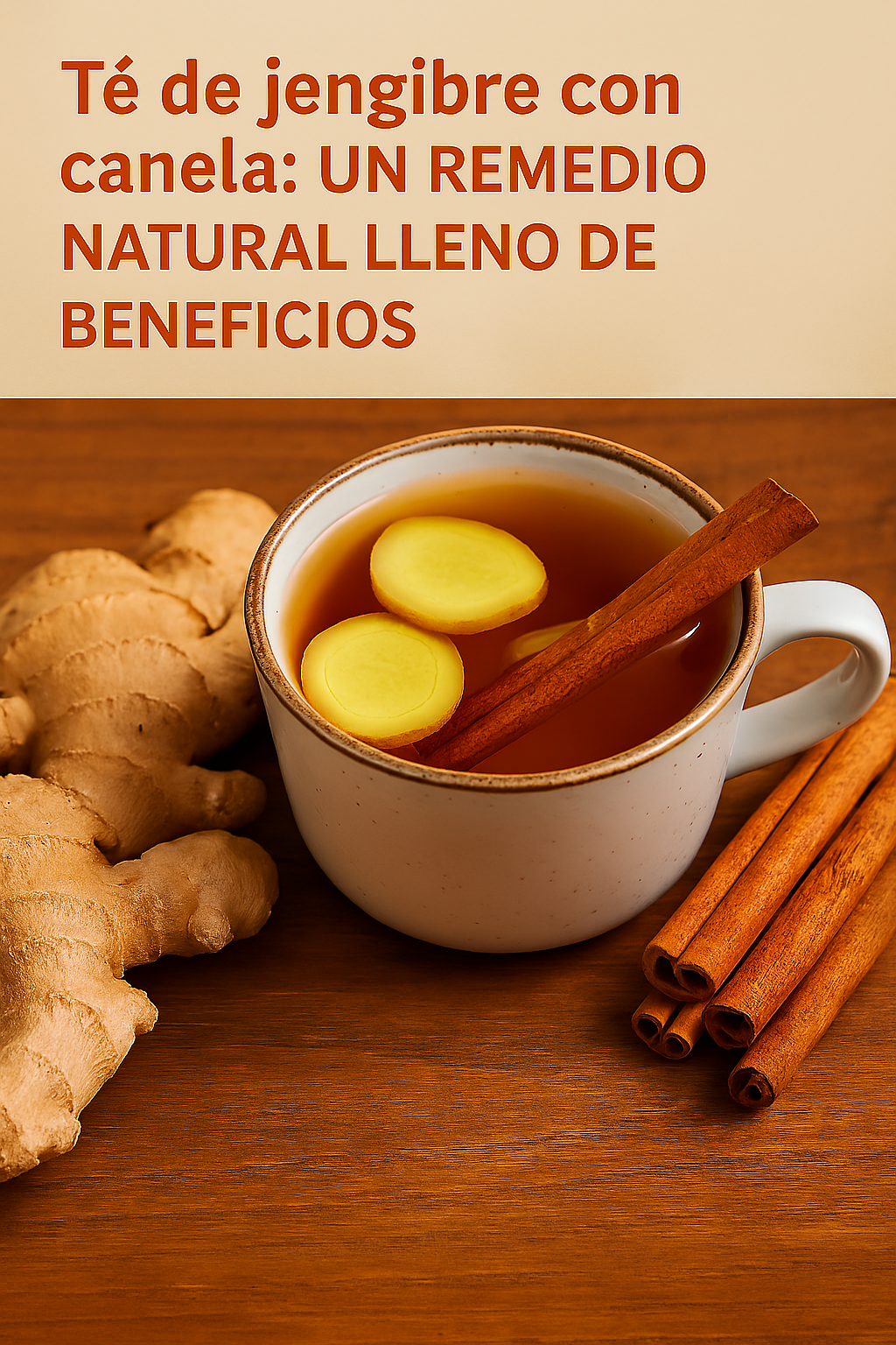 Té de jengibre con canela: un remedio natural lleno de beneficios