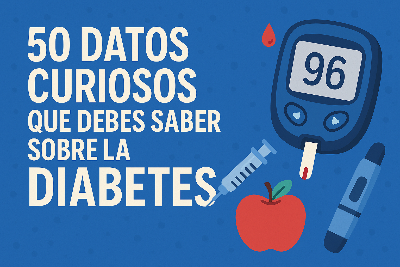 50 datos curiosos que debes saber sobre la diabetes